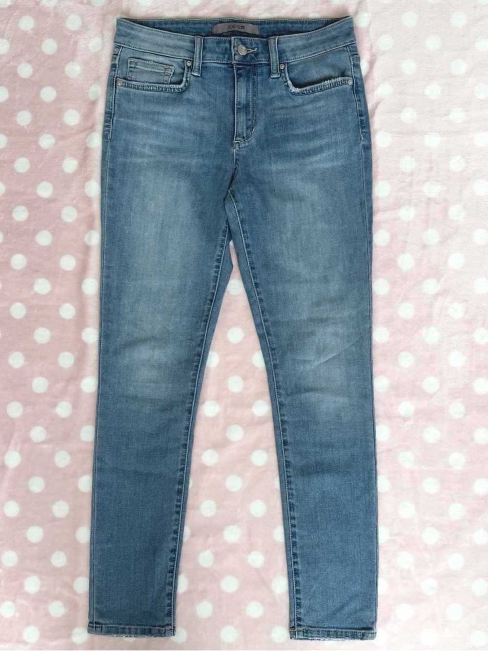 Light blue skinny jeans